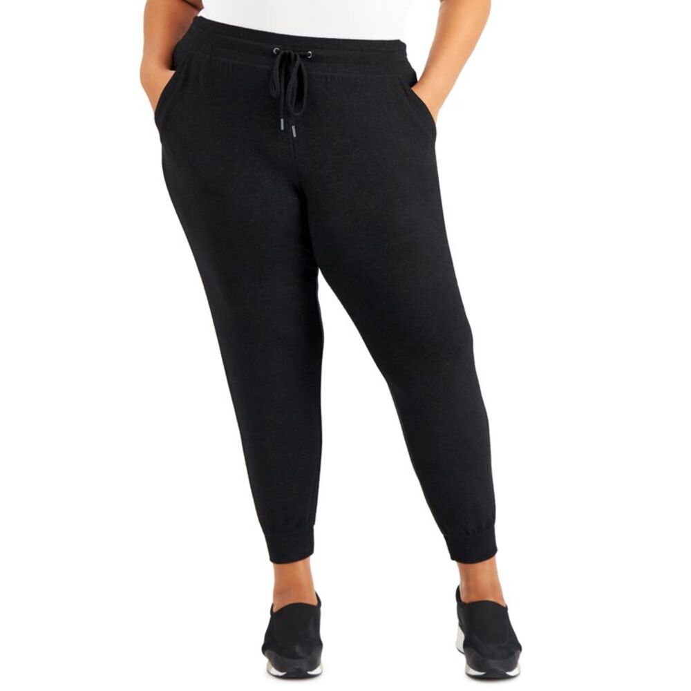 ID Ideology Plus Size Drawstring Knit Joggers